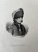 Ole Buus Larsen præsenterer: Litografi af Em. Bærentzen - Portræt af Generalløjtnant Johann von Ewald.