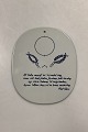 Royal Copenhagen Piet Hein Gruk Plate from 1980