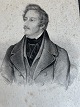 Litografi af August Kneisel - Portræt af den tyske ...