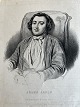 Ole Buus Larsen præsenterer: Litografi af Em. Bærentzen 1838 - Portræt af den franske forfatter Jules Janin.