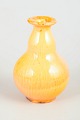 Svend Hammershøi for Kähler, vase med gul glasur.