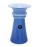 Sus Antik præsenterer: Støvblå vase, 17 cm. Harmony, Holmegaard