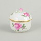 Meissen, lidded sugar bowl with polychrome flower ...