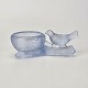 Fåglavik saltkarlyseblåt glas8,5 cm
