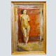 Ove Brask; Oil painting, model study, 1912