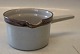Klosterkælderen presents: INGRID Gravy bowl 8.5 x 14.5 cm with handle 21.5 cm Brown and Grey Stoneware Danish ...