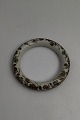 Royal Copenhagen Porcelæn Armring Blomstermotiv (Brunt)