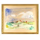 Aabenraa Antikvitetshandel præsenterer: Jens Søndergaard akvarel. Jens Søndergaard, 1895-1957, akvarel fra ...