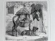 Ole Buus Larsen præsenterer: Radering af Johannes Vilhelm Zillen 1858 - Hønsekræmmerens Æsel.