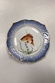 Danam Antik præsenterer: Royal Copenhagen Blåt Fiskestel Tallerken No. 19/3002
