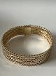 Antik Huset præsenterer: 14K Guld Geneve Armbånd 3 Rækker Armbåndet er nytLængde 18,5 cm.