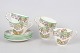 L'Art præsenterer: Copeland England Spode's Byron, sæt af fem kaffekopper med matchende underkopper.