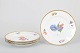 L'Art præsenterer: Royal Copenhagen Saksisk Blomst, sæt af fire frokosttallerkener model 627/8550.