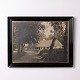 Osted Antik & Design præsenterer: Tryk med Motiv af Gård i Viborg efter Fotografi af Carl Joh. Zacho fra 1940'erne