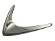 Herman Siersbøl sølvModerne broche fra 1950-1970
