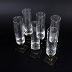 George Butler Jensen for Rosenthal, set of six champagne glasses.