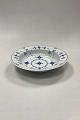 Royal Copenhagen Musselmalet Riflet Dyb Tallerken No. 166