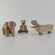Kinnerup Antik & Porcelæn præsenterer: Kay Bojesen FigurerElefant, Bamse, Flodhest