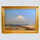 Carl Frederik Emanuel Larsen; Marine painting, 1852