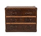 Lundin Antique præsenterer: Flot Steamer Trunk i kraftigt læder. Super stand.H 80cmW 98cmD 48 ...