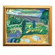Aabenraa Antikvitetshandel præsenterer: Erik Hoppe maleri. Erik Hoppe, 1896-1968, olie på lærred. Landskab ...