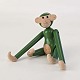 Kinnerup Antik & Porcelæn præsenterer: Kay Bojesen figurGrøn abe9,5-12 cm