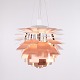Osted Antik & Design præsenterer: Poul Henningsen PH Artichoke Koglen Pendel i Kobber Ø60 Louis Poulsen 1958