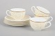 L'Art præsenterer: Villeroy & Boch, sæt med fire kaffekopper med underkopper.