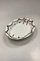 Royal Copenhagen Stjerne Riflet Jul Ovalt Fad No. 376