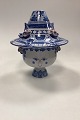 Bjørn Wiinblad Vase af Kvindehoved med Hat som Låg No. ...