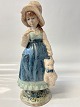 Antik Huset præsenterer: Stående pige, Figur Spansk.Højde 27,0 cm.