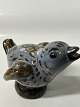 L. Hjorth Pottery Bird.Measures 5.6 x 6.5 cm.