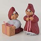 Kinnerup Antik & Porcelæn præsenterer: Klarborg figursætOliver og Josefine11-12,5 cm