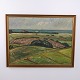 Osted Antik & Design præsenterer: Oliemaleri med Landskab, Marker og Gårde, ca. 1940–1960