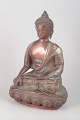 L'Art præsenterer: Stor Buddhafigur i bronze.