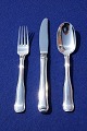 Antikkram præsenterer: Georg Jensen Dobbeltriflet sølvbestik, sæt frokostbestik á 3 dele