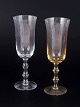 Simon Gate for Orrefors, sæt med to Salut champagneglas.