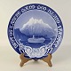 Kinnerup Antik & Porcelæn præsenterer: B&G platte kongeskibet ved Island23 cm