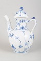 L'Art præsenterer: Royal Copenhagen Musselmalet Riflet, kaffekande.