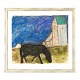 Aabenraa Antikvitetshandel præsenterer: Jens Søndergaard, akvarel. Jens Søndergaard, 1895-1957, akvarel. Motiv ...