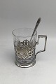 Danam Antik præsenterer: Letland? 875 Sølv Te Glas med ske