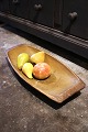 K&Co. præsenterer: Antikt svensk træfad / sulefad med rest af original bemaling og en rigtig fin patina...