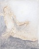 Nis Schmidt, Pietà, mixed media på papir, listet dansk ...
