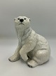 Royal Copenhagen Figur - siddende Isbjørn