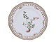Flora DanicaFrokosttallerken med gennembrudt kant 22,5 cm. #3554