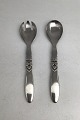 Danam Antik præsenterer: Georg Jensen Sterling Sølv Kaktus Salatsæt No. 134 (Lille)