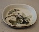 Klosterkælderen præsenterer: 1047-5302 RC Aluminia Dianna stoneware tray with butterfly 3 x12.5 x 11 cm Nils ...