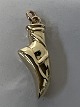 Antik Huset præsenterer: Ballet sko Vedhæng/Charms i 14 karat guld.Højde: 2,4 cm.
