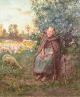 L'Art præsenterer: Victor Marec, olie på lærred, listet fransk kunstner.