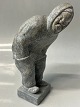 Antik Huset præsenterer: Fedtstensfigur udformet som mand, Grønlandsk stenkunst.